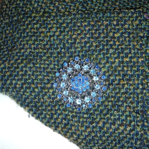 Trousers etc vintage Tweed Blazer, size 14 - Picture 3 of 7